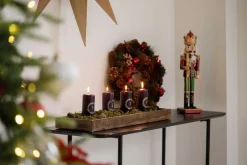 Kremmerhuset Adventslys 4 pk lilla| Kubbelys|Julelys Og Lysestaker