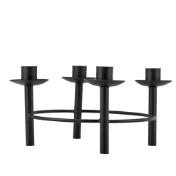 Kremmerhuset Adventsstake Gloria Sort| Lysestaker|Julelys Og Lysestaker