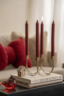 Kremmerhuset Adventstake Emma| Lysestaker|Julelys Og Lysestaker