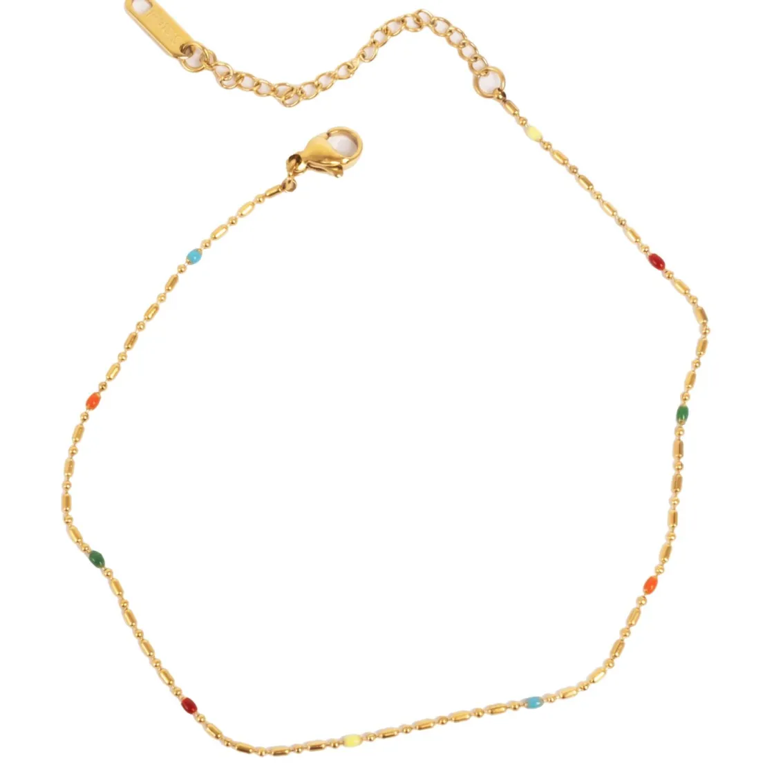 Kremmerhuset Anklet med emalje, Gull| Armbånd