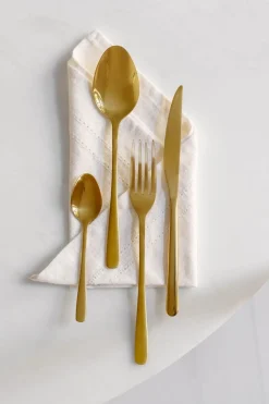 Kremmerhuset Bestikksett Antwerpen 4pk, gull| Bestikk
