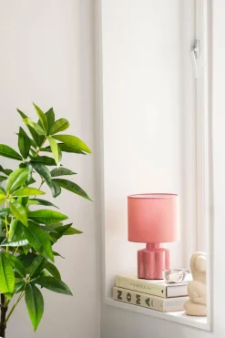 Kremmerhuset Bordlampe Flower 25 cm rosa| Lamper