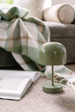 Kremmerhuset Bordlampe Napoli oppladbar 24 cm grønn| Lamper