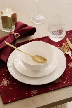 Kremmerhuset Dekkebrikke Snøkrystall 33x48cm| Duker, Spisebrikker, Brikker Og Løpere|Juletekstil