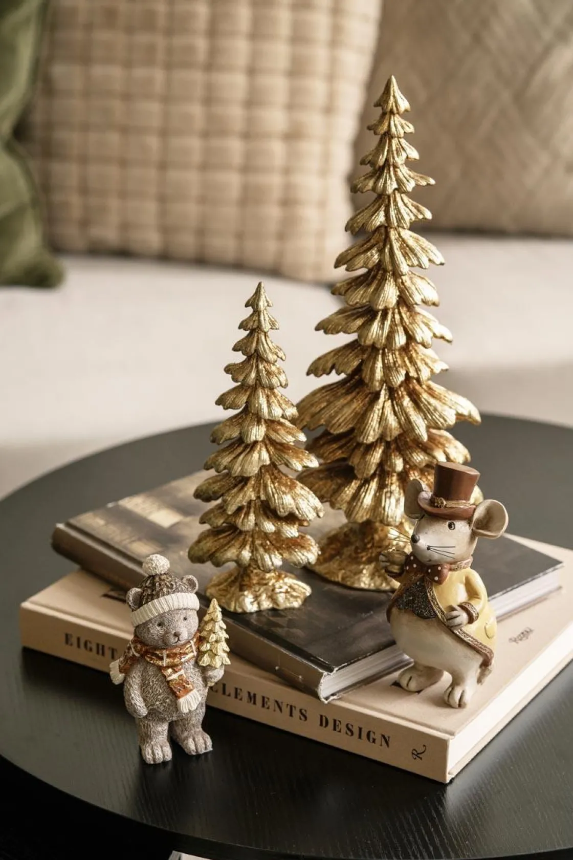 Kremmerhuset Dekortre Wren 23 cm gull| Julepynt