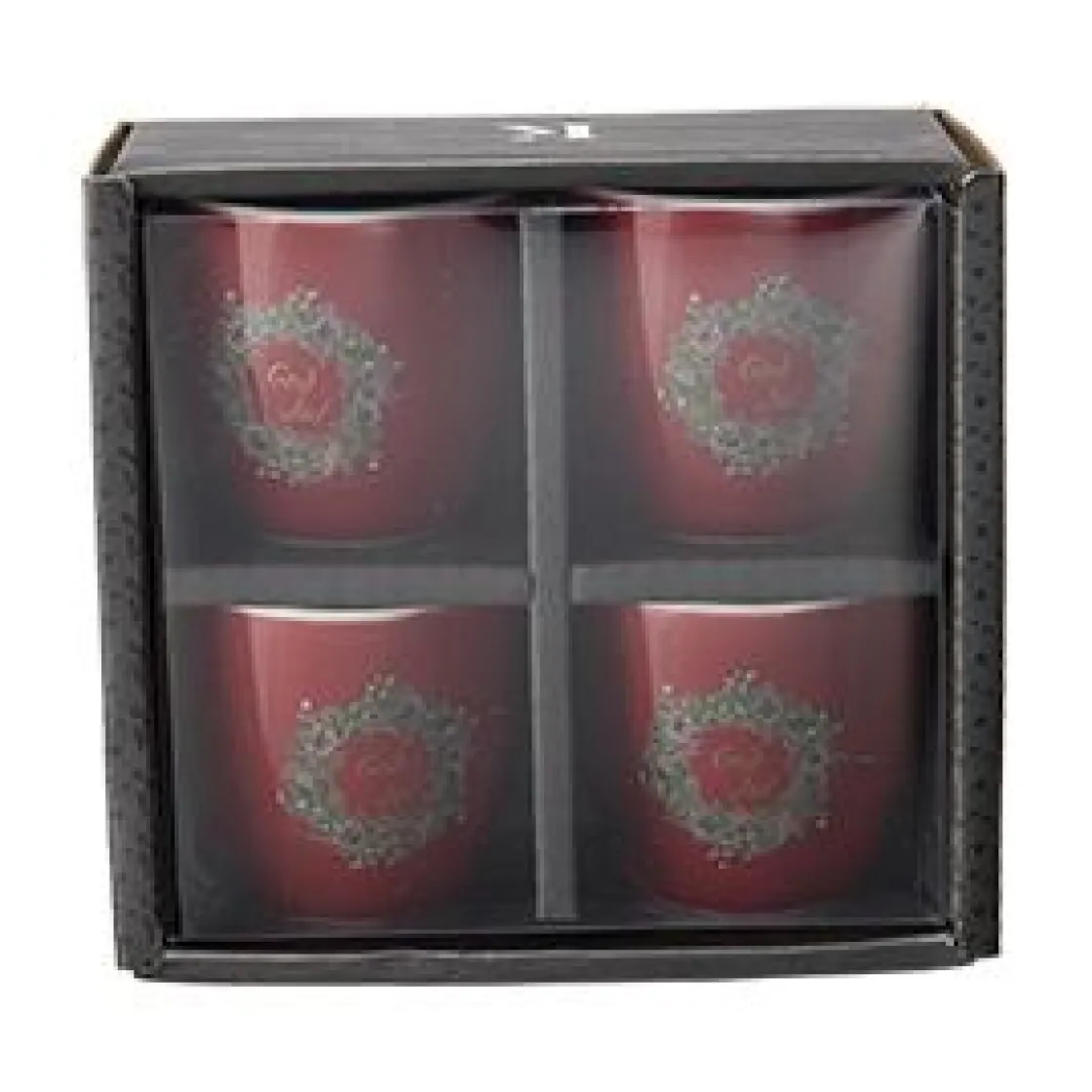 Kremmerhuset Eggeglass 4pk, Krans| Servering|Juleservering