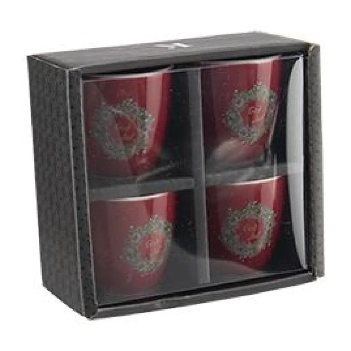 Kremmerhuset Eggeglass 4pk, Krans| Servering|Juleservering