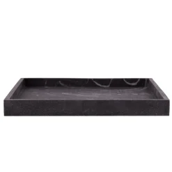 Kremmerhuset Fat marmor sort 25x25cm| Baderomsartikler