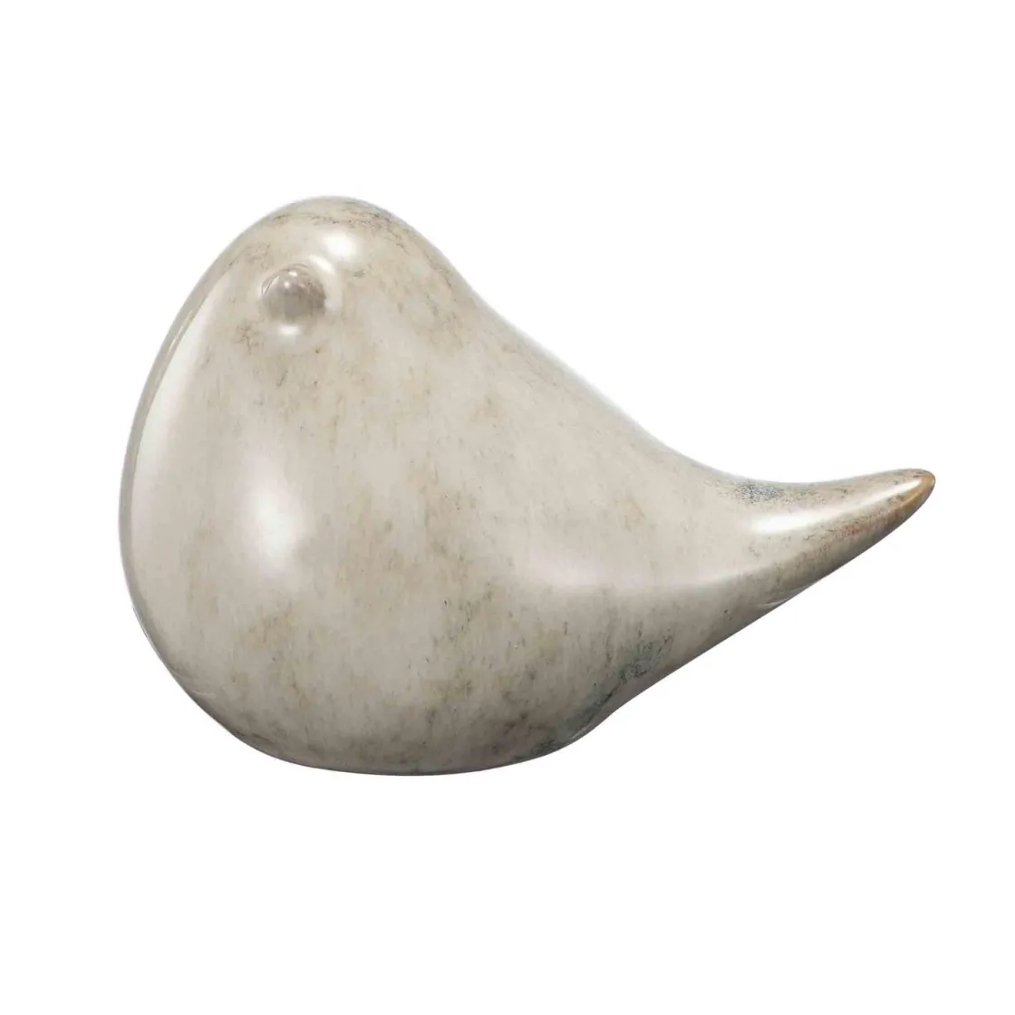 Kremmerhuset Fugl Lily 12,5 cm beige| Pynt