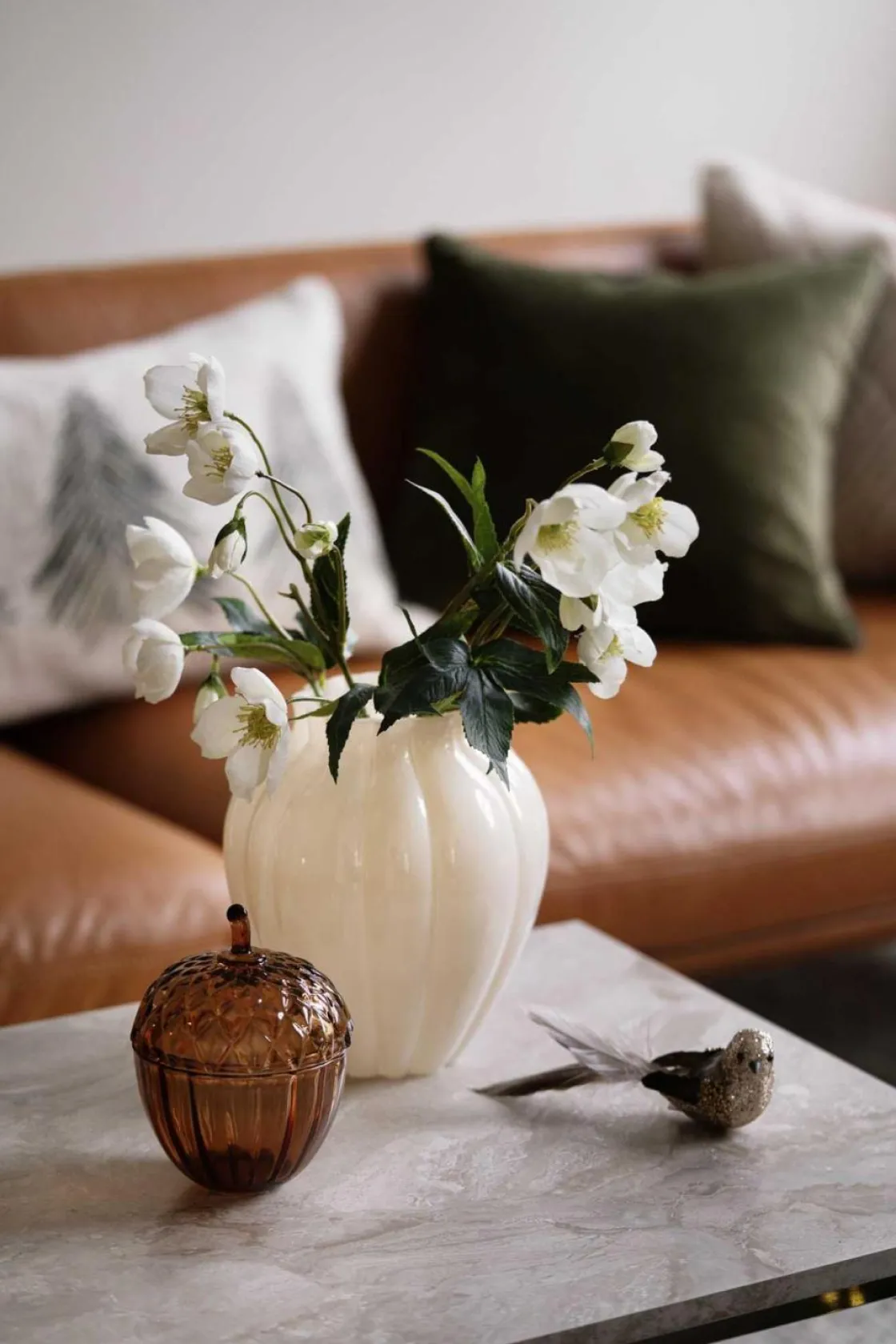 Kremmerhuset Fugl på klype Noah| Julepynt|Julekuler