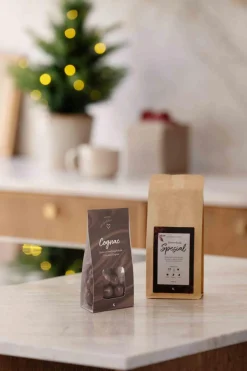 Kremmerhuset Gavepakke Aroma kaffe + cognac kuler| Mat Og Drikke|Gavetips