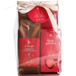 Kremmerhuset Gavepakke Julekaffe & hjertesjokolade rød| Mat Og Drikke|Julemat Og Godteri