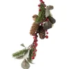 Kremmerhuset Girlander med kongle og røde bær| Kunstige Blomster|Juletrær Og Julegrønt