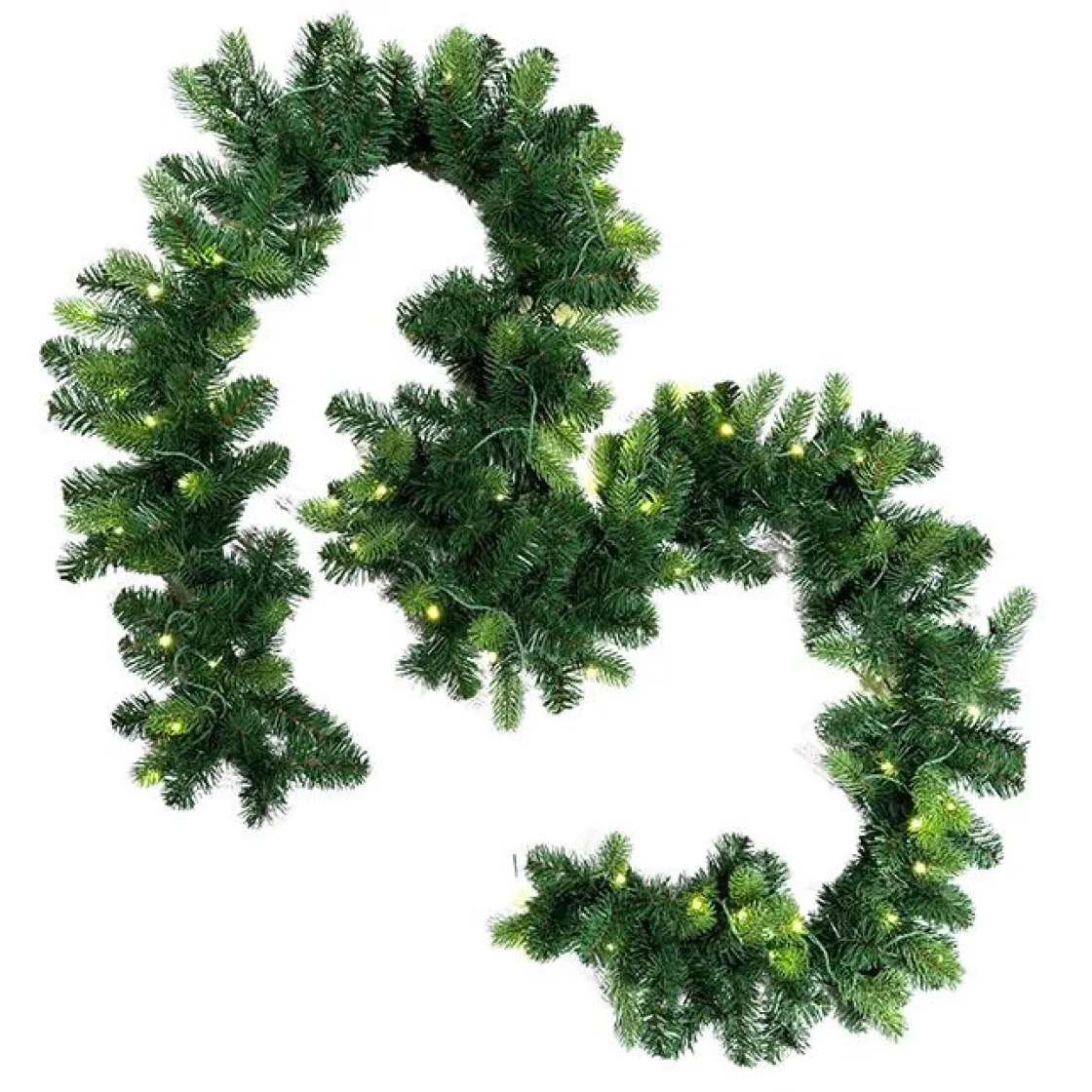 Kremmerhuset Girlander med ledlys 270 cm| Kunstige Blomster|Juletrær Og Julegrønt