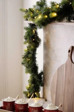 Kremmerhuset Girlander med ledlys 270 cm| Kunstige Blomster|Juletrær Og Julegrønt