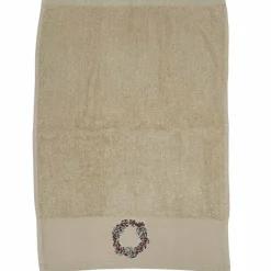 Kremmerhuset Gjestehåndkle krans beige| Annen Tekstil|Baderomsartikler