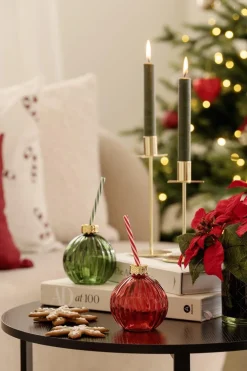 Kremmerhuset Glass julekule rød| Glass|Juleservering