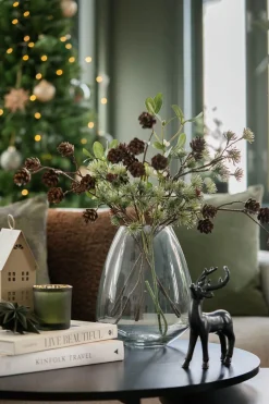 Kremmerhuset Gren Mistel med hvite bær| Kunstige Blomster|Juletrær Og Julegrønt