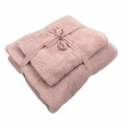 Kremmerhuset Håndklesett 2 pk rosa| Annen Tekstil|Baderomsartikler