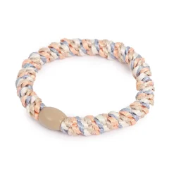 Kremmerhuset Hårstrikk Tuttifrutti Coral/blå/grå/beige| Hårstrikk