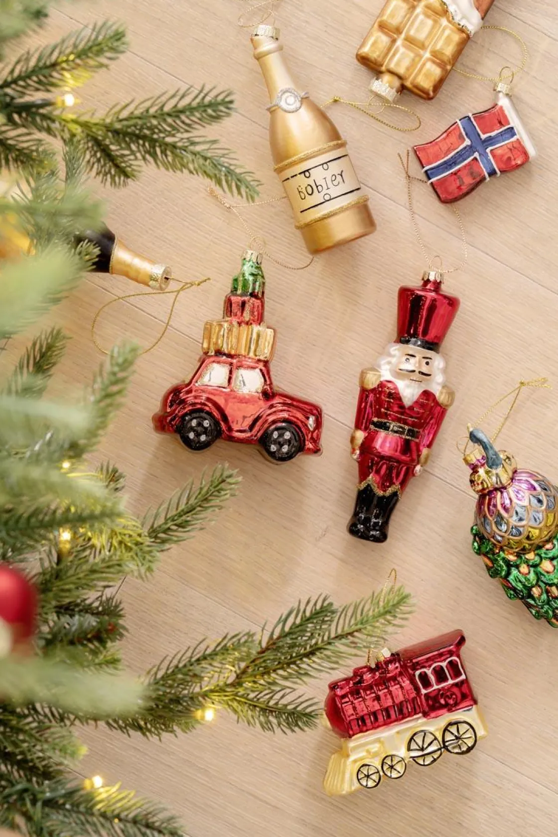 Kremmerhuset Julekule Flagg| Julekuler