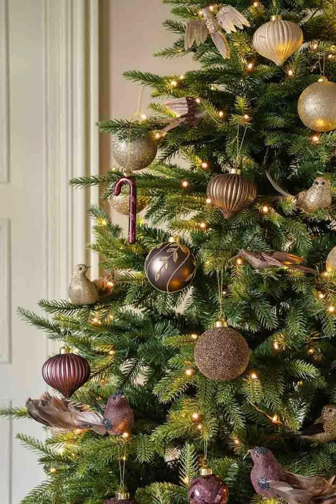 Kremmerhuset Julekule glitre burgunder| Julekuler