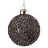 Kremmerhuset Julekule glitter perle brun| Julekuler