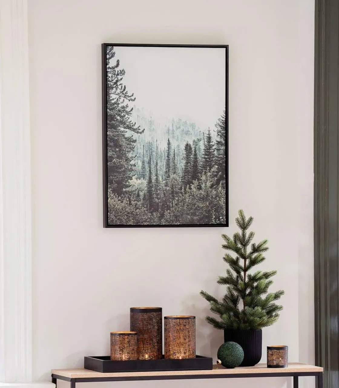 Kremmerhuset Julekule glitter perle 8cm grønn| Julekuler