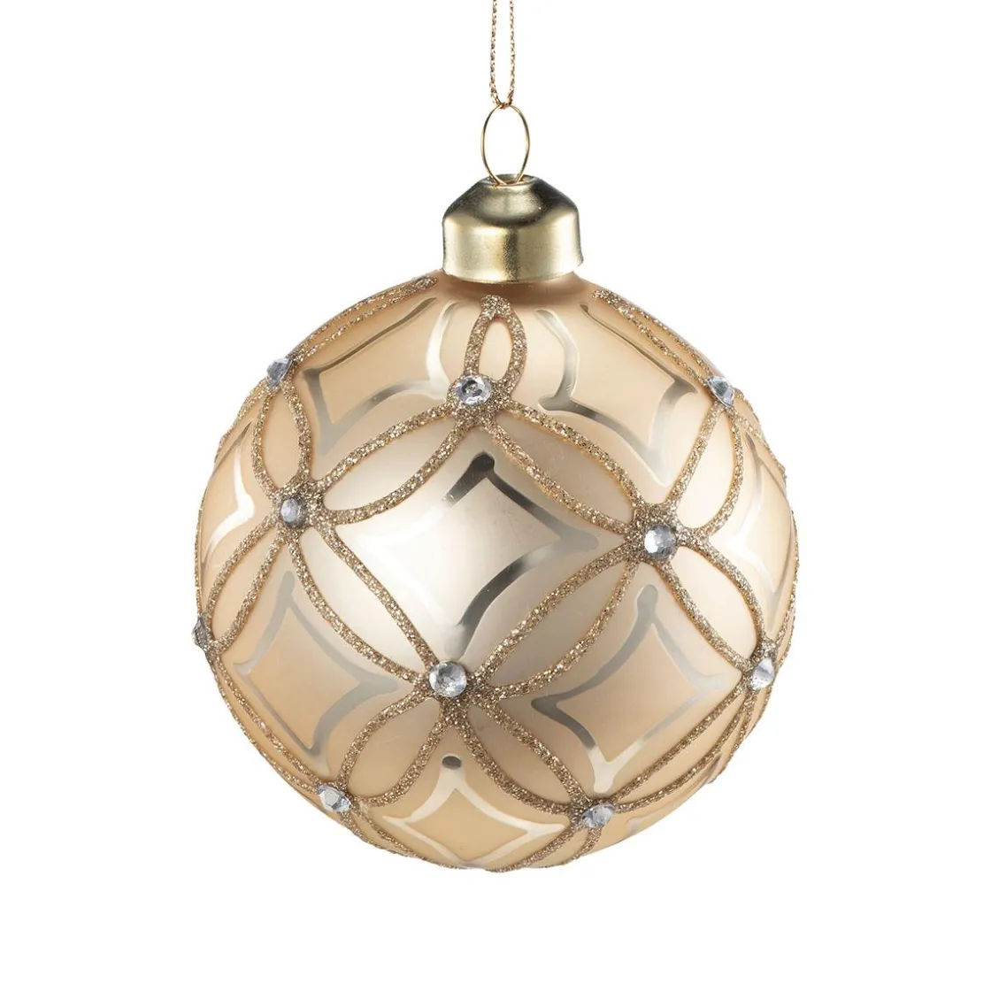 Kremmerhuset Julekule Hazel gull| Julekuler