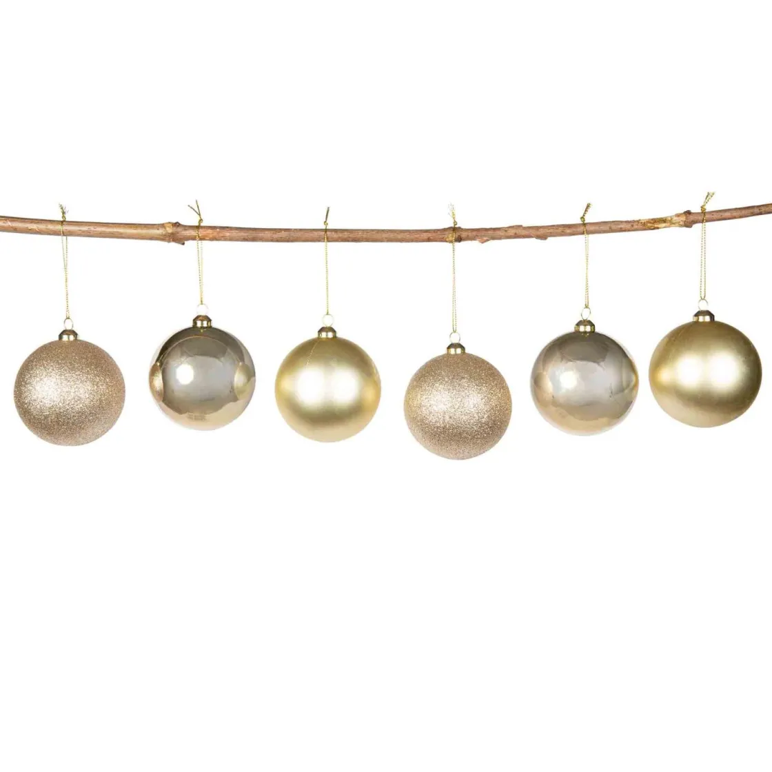 Kremmerhuset Julekule mix 6 pack gull| Julekuler