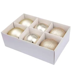 Kremmerhuset Julekule mix 6 pack gull| Julekuler