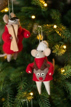 Kremmerhuset Julekule Mus med genser| Julekuler