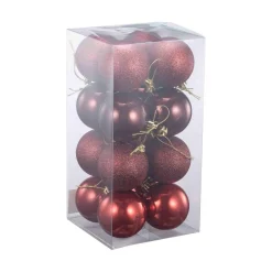 Kremmerhuset Julekuler 16 pk rød| Julekuler