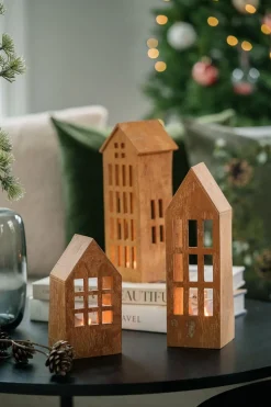 Kremmerhuset Kanelhus 16,5 cm| Lykter|Julepynt