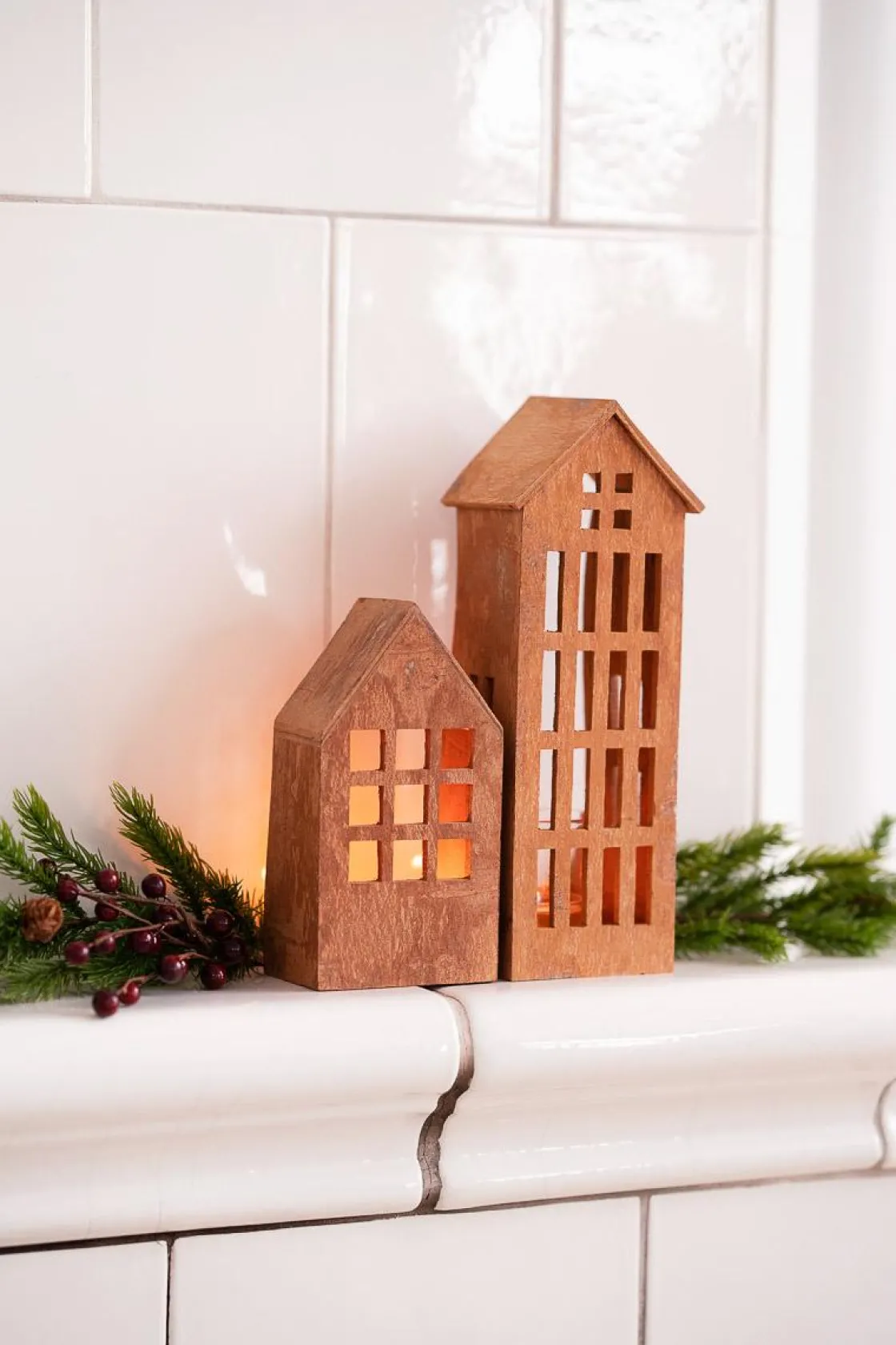 Kremmerhuset Kanelhus 16,5 cm| Lykter|Julepynt