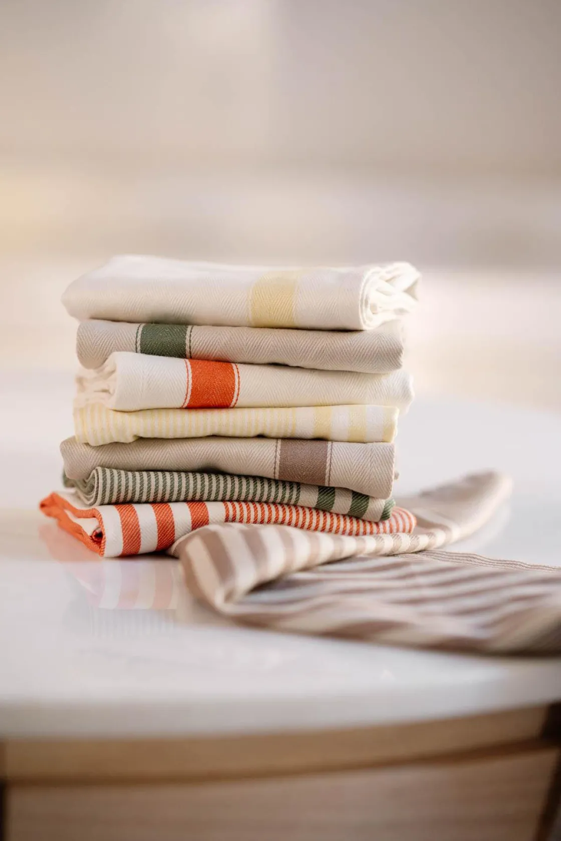 Kremmerhuset Kjøkkenhåndkle Georg 50x70 sett oliven| Annen Tekstil|Kjøkkentekstil