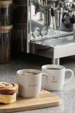 Kremmerhuset Kopp Du er perfekt, beige| Krus