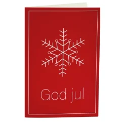 Kremmerhuset Kort God jul rød| Kort