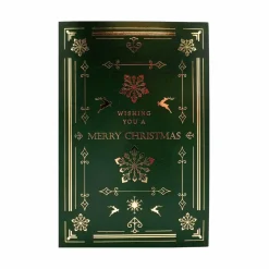 Kremmerhuset Kort Merry Christmas grønn| Kort
