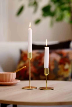 Kremmerhuset Kronelys 100% stearin 27,5 cm hvit| Kronelys