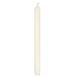 Kremmerhuset Kronelys 100% stearin 27,5 cm off white| Kronelys