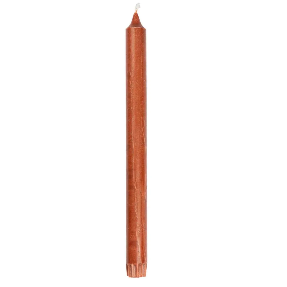 Kremmerhuset Kronelys 100% stearin 27,5 cm rust brun| Kronelys
