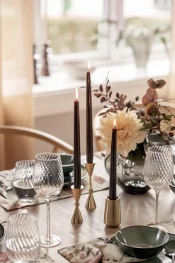 Kremmerhuset Kronelysestake Bianca 8,5 cm| Lysestaker