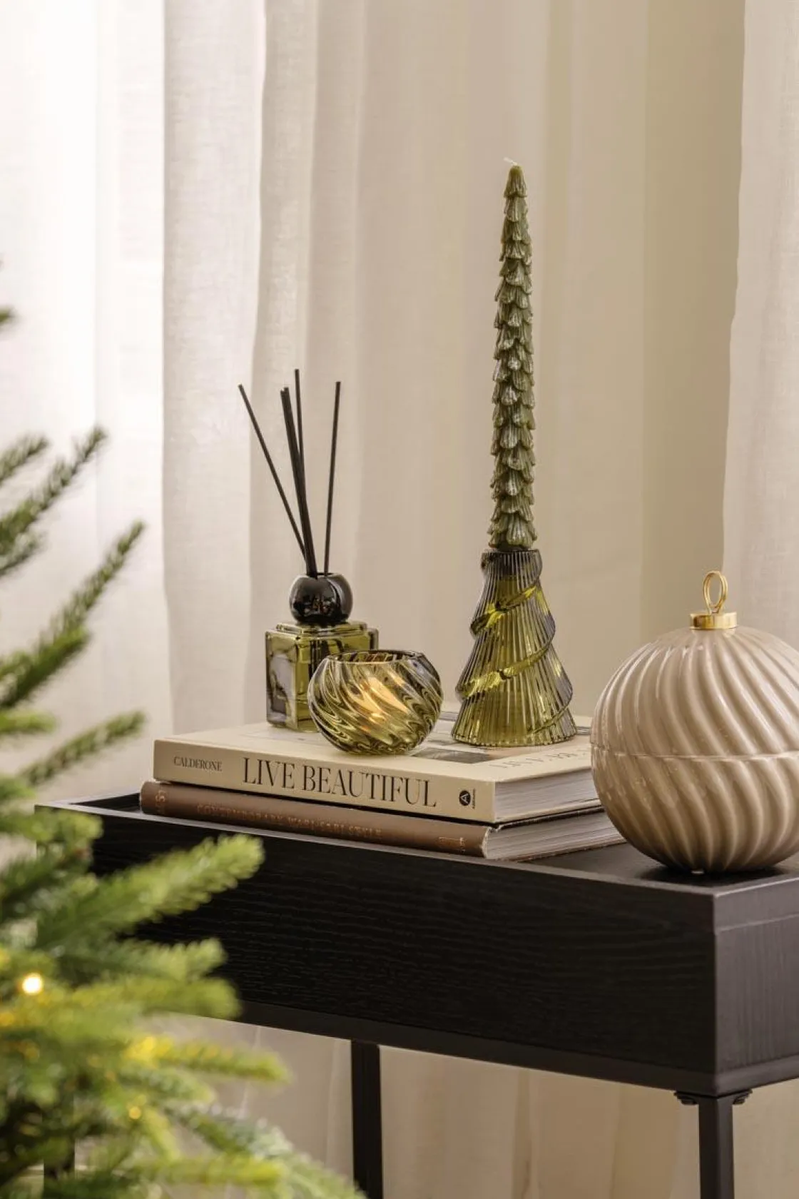 Kremmerhuset Kronelysestake Gran 11,8 cm| Lysestaker|Julelys Og Lysestaker