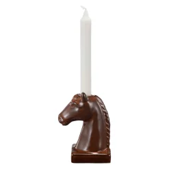 Kremmerhuset Kronelysestake Hest 14,6 cm| Lysestaker