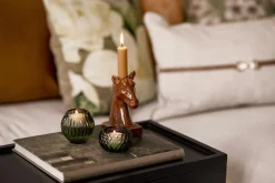 Kremmerhuset Kronelysestake Hest 14,6 cm| Lysestaker