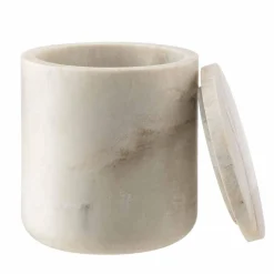 Kremmerhuset Krukke med lokk marmor beige| Baderomsartikler