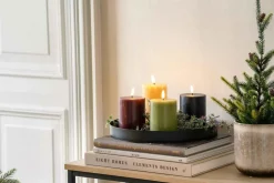 Kremmerhuset Kubbelys 14cm, lilla| Kubbelys|Julelys Og Lysestaker