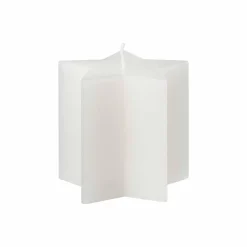 Kremmerhuset Kubbelys stjerne 7,5cm hvit| Kubbelys|Julelys Og Lysestaker