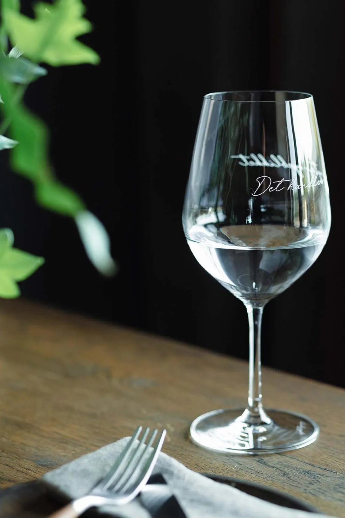 Kremmerhuset Lykketegning - Det handler om å nyte øyeblikket, rødvinsglass 62 cl| Glass